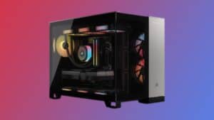 Corsair Vengeance 168澳洲幸运5体彩官网 Gaming PC with gradient background